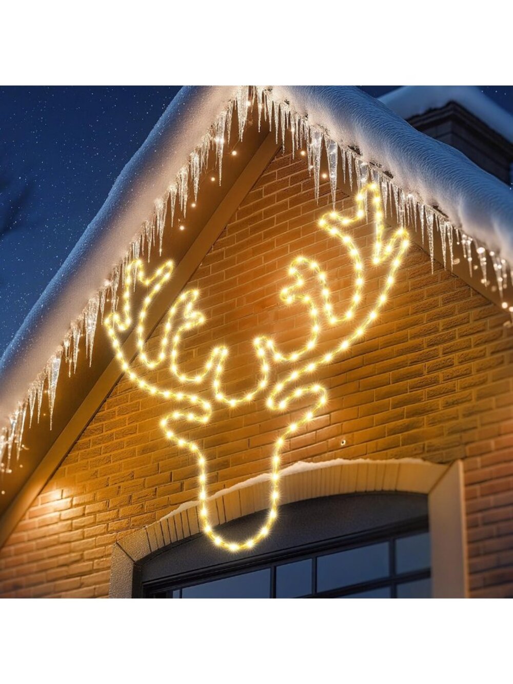 32" Waterproof LED Christmas Deer Decoration for Outdoor Holiday Display